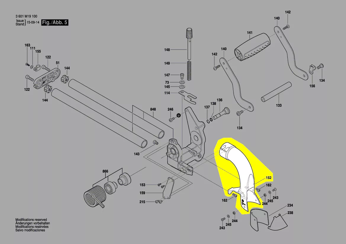 Raccord aspiration réf. 1 609 B03 750 Bosch